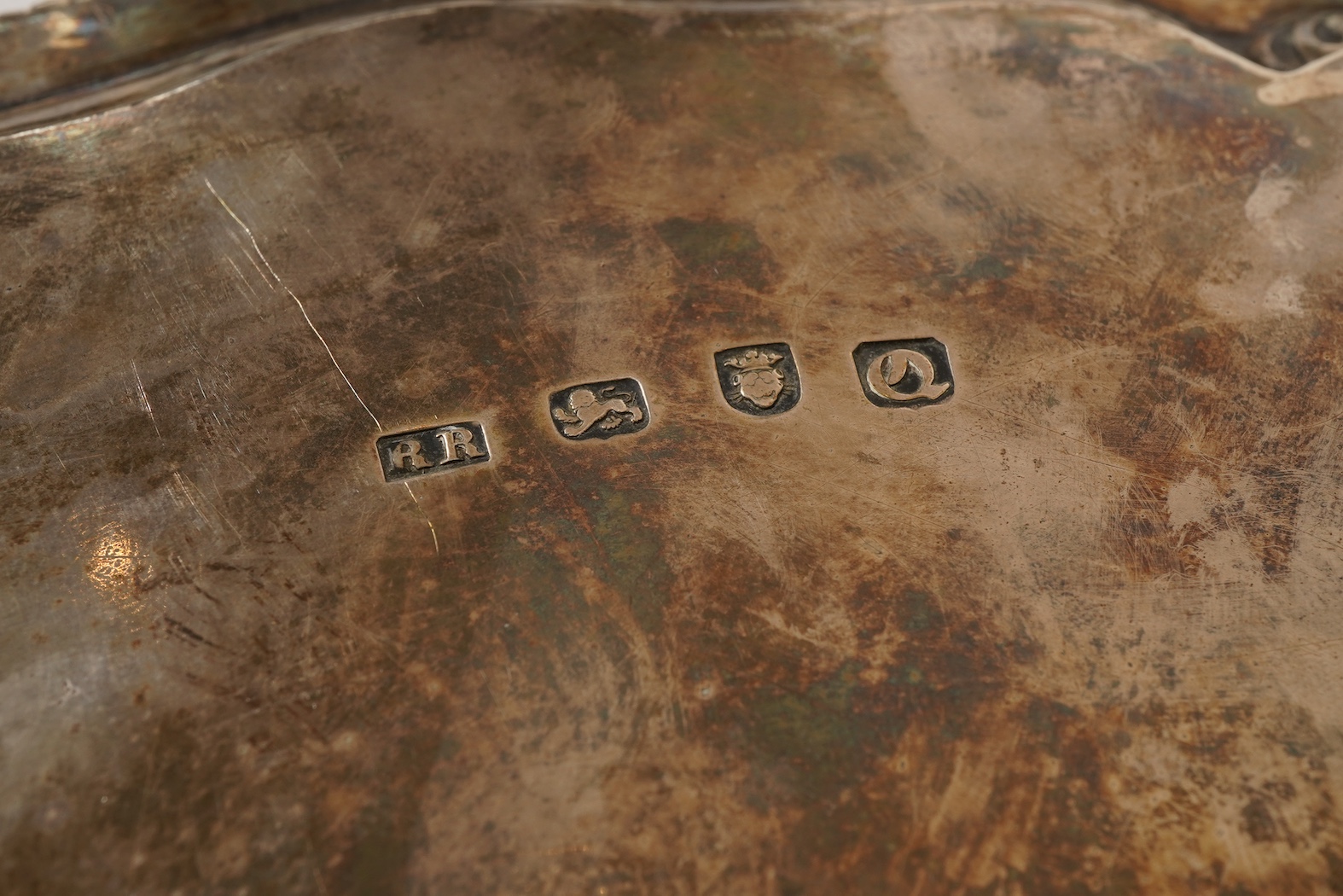 A George III silver salver by Richard Rugg